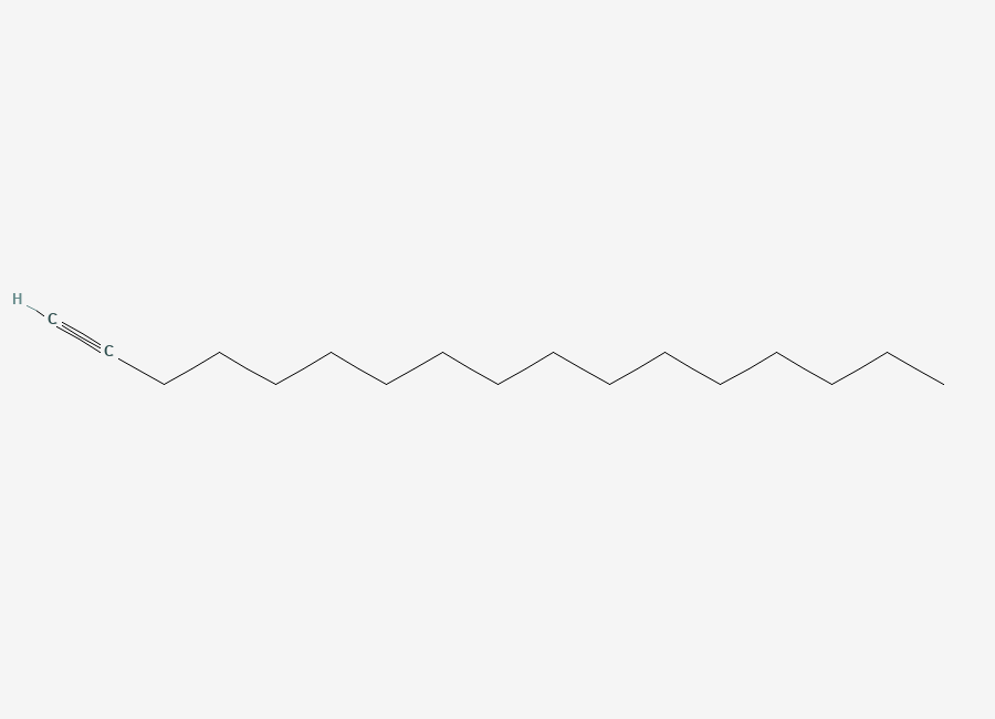 Two-dimensional chemical structure of 1-Heptadecyne