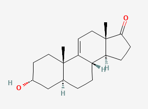 Two-dimensional chemical structure of Testosterone Impurity 17