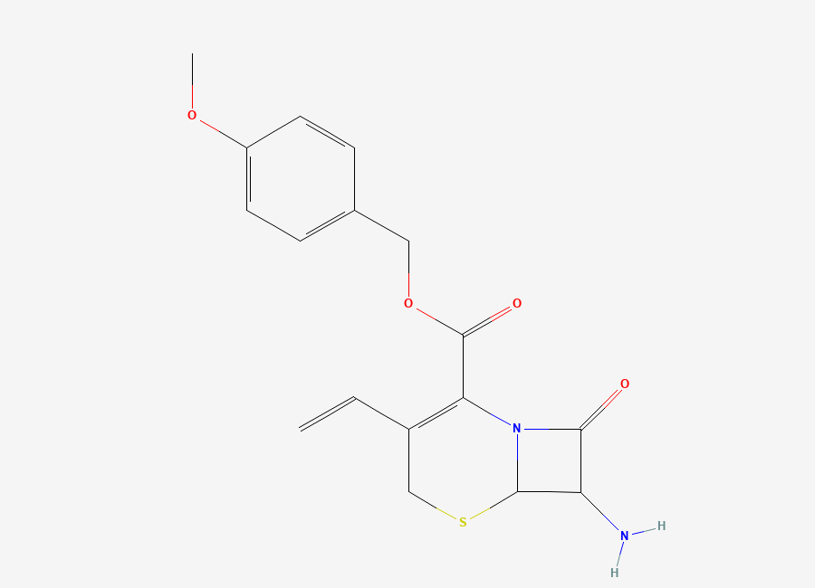 Two-dimensional chemical structure of Cefadroxil Impurity 45