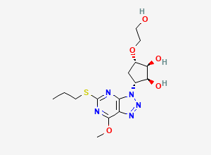 Two-dimensional chemical structure of Ticagrelor Impurity 67