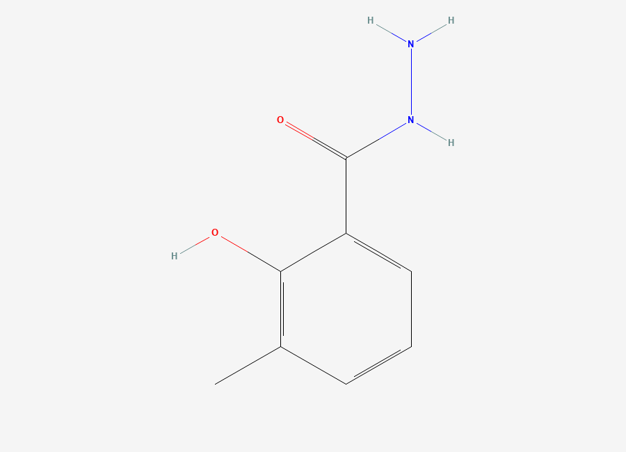 Two-dimensional chemical structure of 2-Hydroxy-3-methylbenzhydrazide