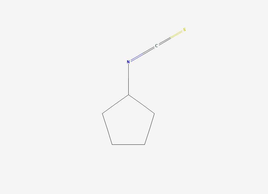 Two-dimensional chemical structure of Cyclopentyl isothiocyanate