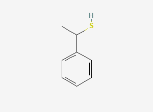 Two-dimensional chemical structure of 1-Phenylethanethiol