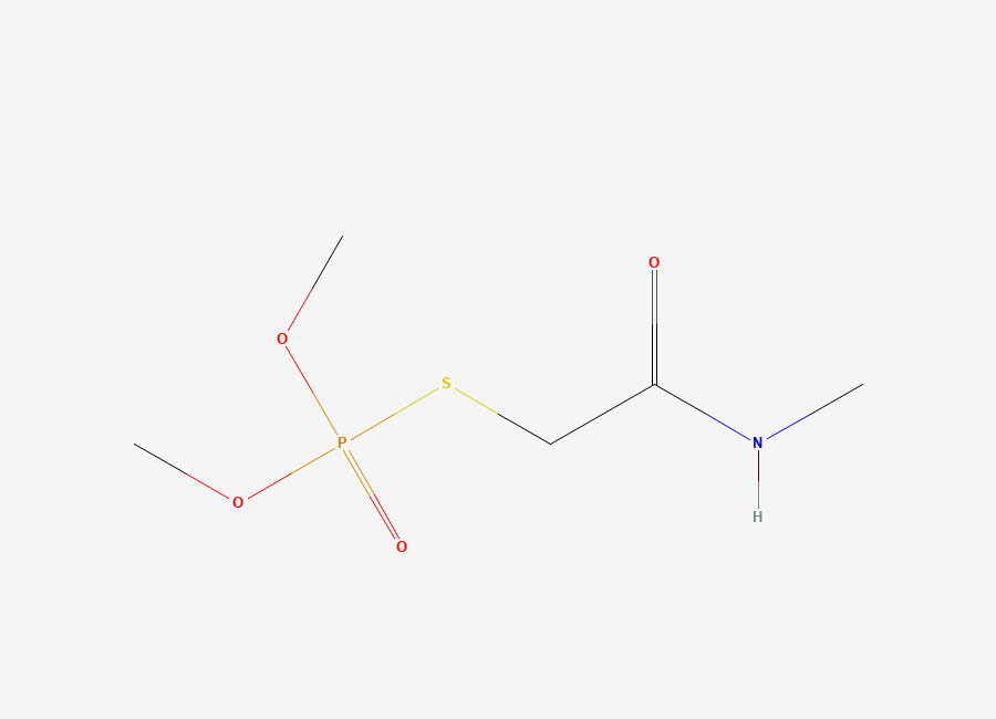 Two-dimensional chemical structure of Omethoate, CAS 1113-02-6