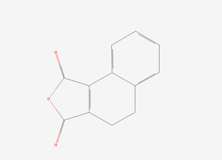 Two-dimensional chemical structure of 3,4-Dihydro-1,2-naphthalenedicarboxylic anhydride