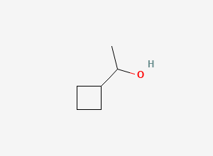 Two-dimensional chemical structure of 1-Cyclobutylethan-1-ol