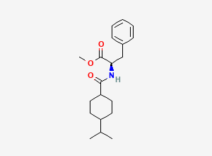 Two-dimensional chemical structure of Nateglinide Methyl Ester, CAS 105746-47-2