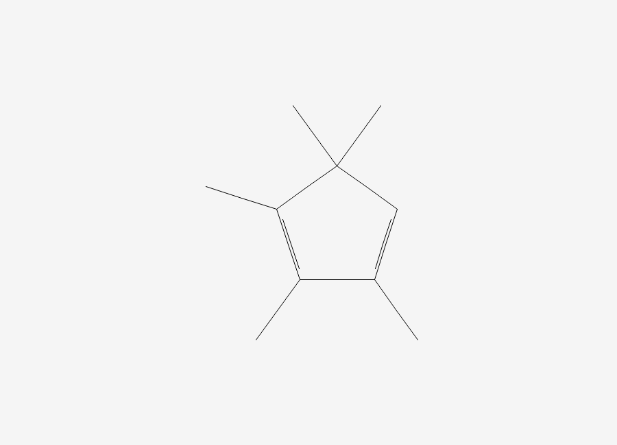 Two-dimensional chemical structure of Pentamethylcyclopentadiene