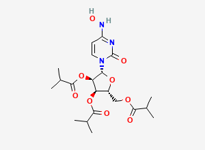 Two-dimensional chemical structure of Molnupiravir Impurity 19