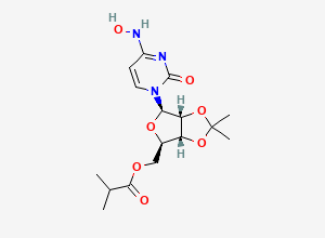 Two-dimensional chemical structure of Molnupiravir Impurity A, CAS 2346620-55-9