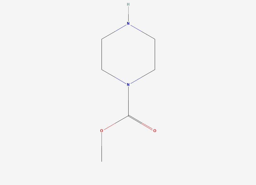 Two-dimensional chemical structure of Methyl piperazine-1-carboxylate