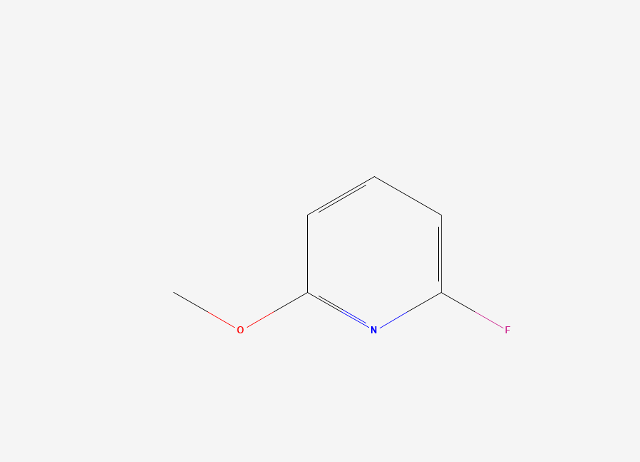 Two-dimensional chemical structure of 2-Fluoro-6-methoxypyridine