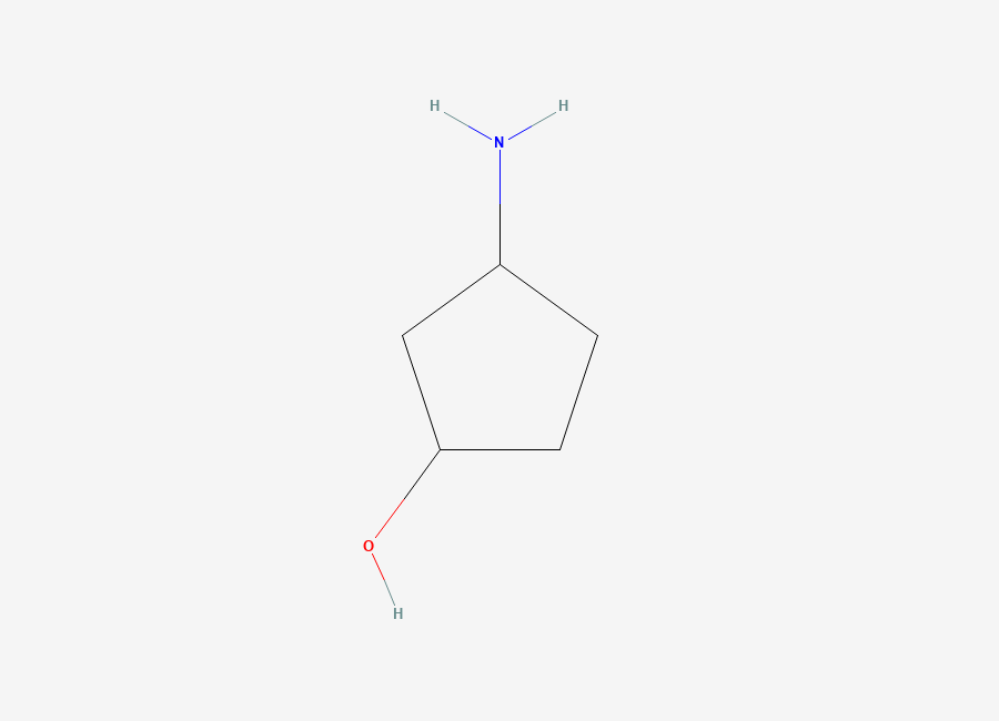 Two-dimensional chemical structure of 3-Aminocyclopentanol