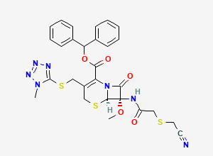 Two-dimensional chemical structure of Cefmetazole Impurity 24