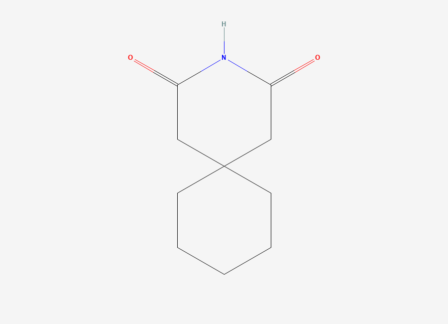 Two-dimensional chemical structure of 3-Azaspiro(5.5)undecane-2,4-dione
