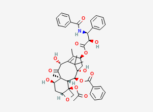 Two-dimensional chemical structure of 7-Epi-10-deacetyltaxol