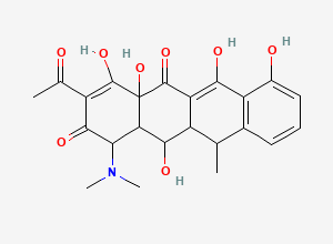 Two-dimensional chemical structure of Doxycycline Hyclate Impurity F