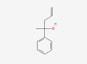 Two-dimensional chemical structure of 2-Phenyl-4-penten-2-ol