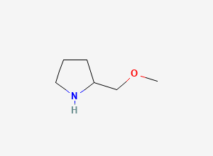 Two-dimensional chemical structure of 2-(Methoxymethyl)pyrrolidine