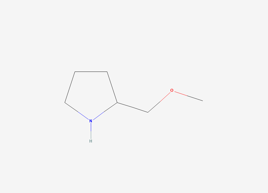 Two-dimensional chemical structure of 2-(Methoxymethyl)pyrrolidine