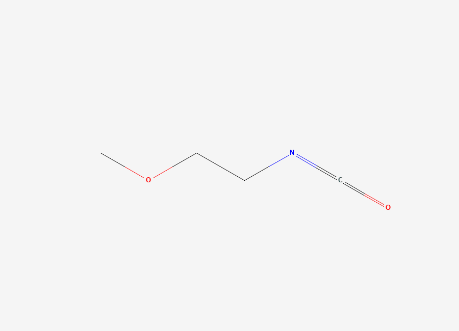 Two-dimensional chemical structure of 1-Isocyanato-2-methoxyethane