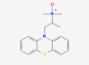 Two-dimensional chemical structure of Promethazine N-Oxide, CAS 81480-39-9