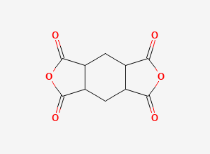 Two-dimensional chemical structure of 1,2,4,5-Cyclohexanetetracarboxylic dianhydride