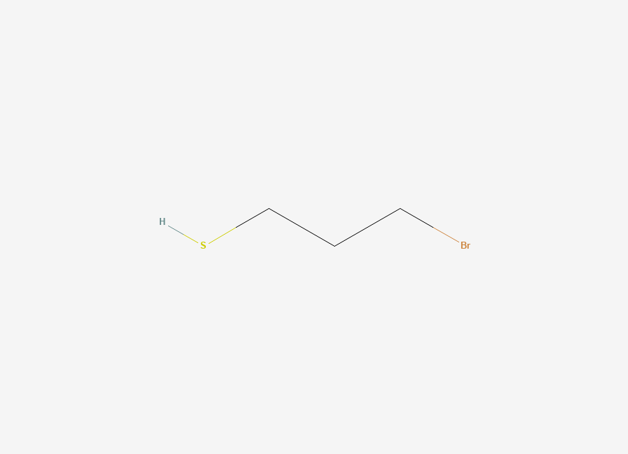 Two-dimensional chemical structure of 3-Bromopropane-1-thiol