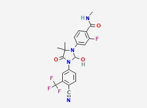 Two-dimensional chemical structure of Enzalutamide Impurity 66, CAS 2029195-97-7
