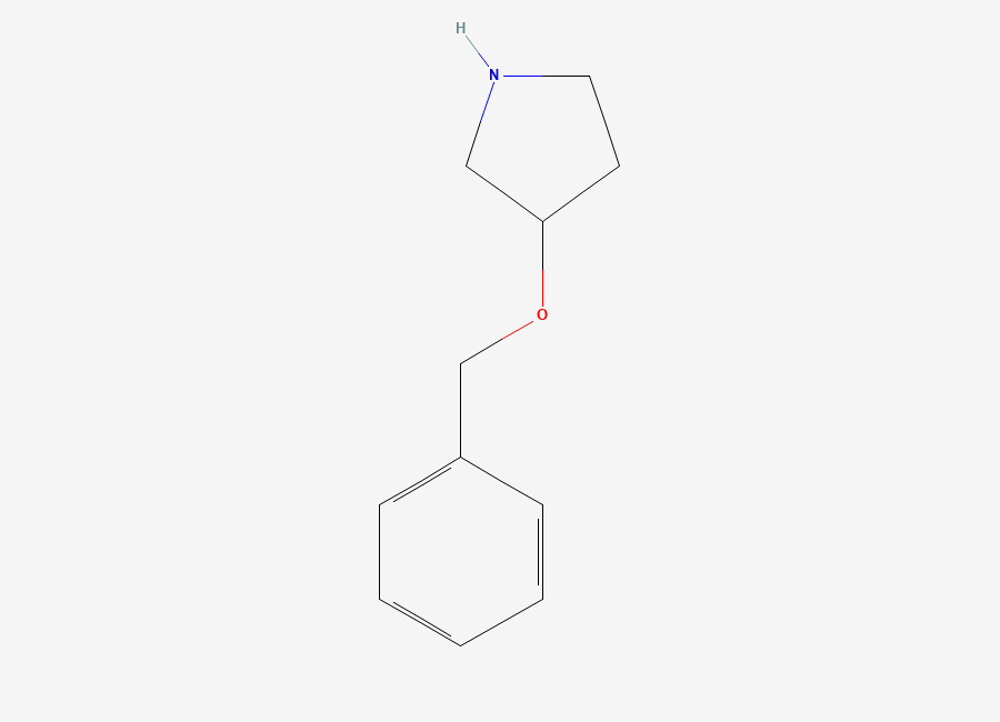 Two-dimensional chemical structure of 3-(Benzyloxy)pyrrolidine