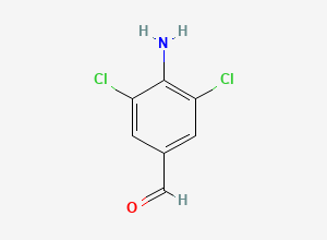 Two-dimensional chemical structure of Clenbuterol EP Impurity A, CAS 62909-66-4