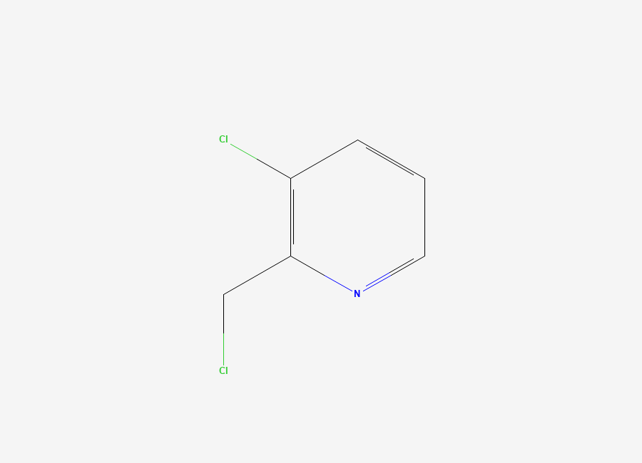 Two-dimensional chemical structure of 3-Chloro-2-(chloromethyl)pyridine