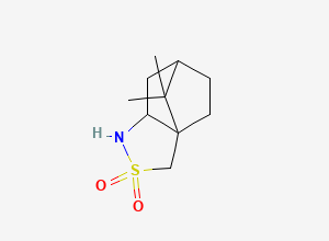 Two-dimensional chemical structure of (2R)-Bornane-10,2-sultam