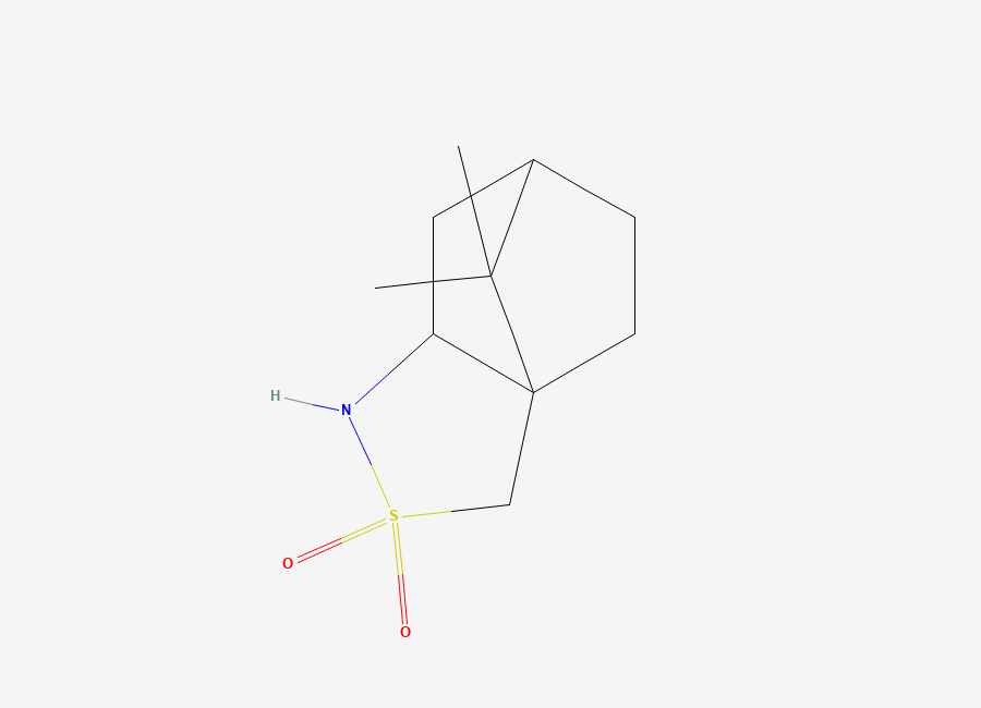 Two-dimensional chemical structure of (2R)-Bornane-10,2-sultam