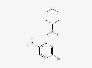 Two-dimensional chemical structure of Bromhexine EP Impurity D, CAS 132004-28-5