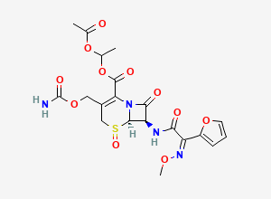 Two-dimensional chemical structure of Cefuroxime Sodium Impurity 54
