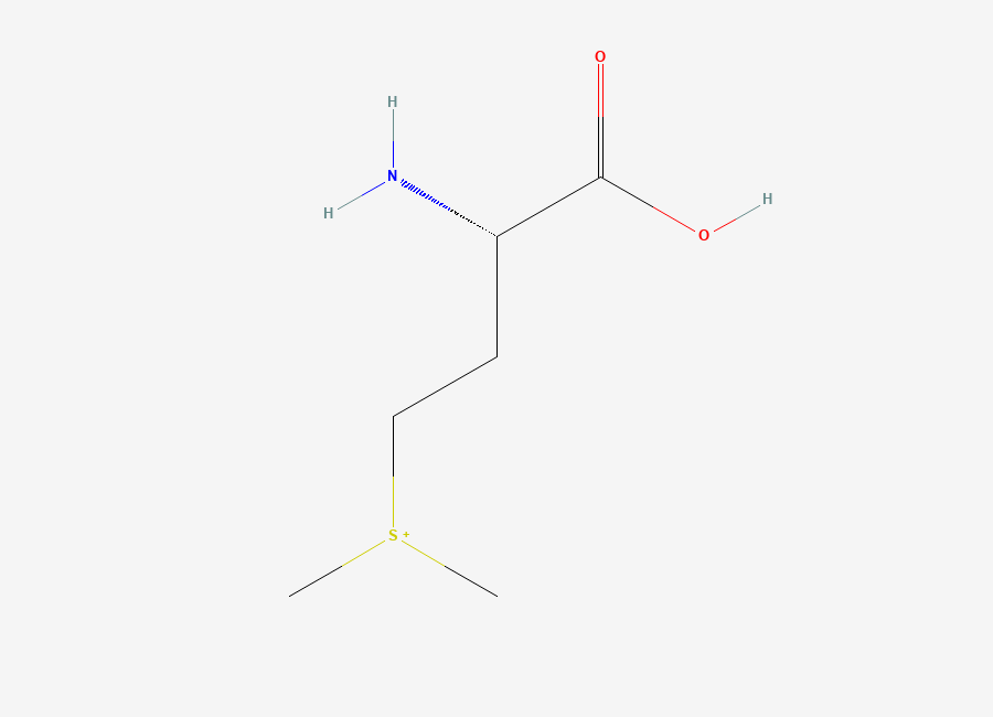 Two-dimensional chemical structure of S-Methyl-L-methionine