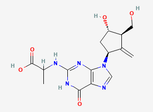 Two-dimensional chemical structure of Entecavir impurity 39