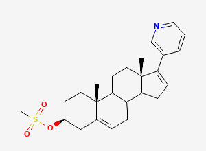 Two-dimensional chemical structure of Abiraterone Mesylate/ Abiraterone Acetate P-Toluene Sulfonyl Ester, CAS 1382475-35-5