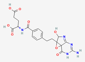 Two-dimensional chemical structure of Pemetrexed Impurity 39