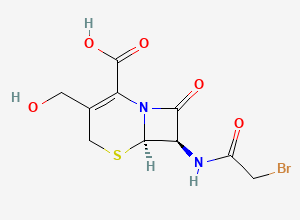 Two-dimensional chemical structure of Cefathiamidine impurity
