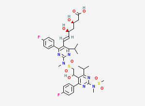 Two-dimensional chemical structure of Rosuvastatin EP Impurity E