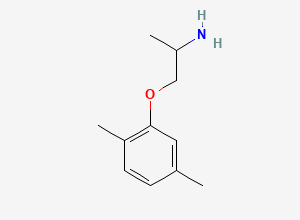 Two-dimensional chemical structure of Mexiletine Inhouse Impurity IV, CAS 117322-92-6