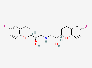 Two-dimensional chemical structure of Nebivolol Related Compound A