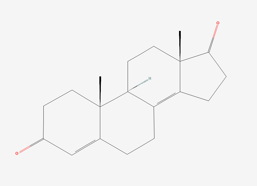 Two-dimensional chemical structure of Androsta-4,8(14)-diene-3,17-dione