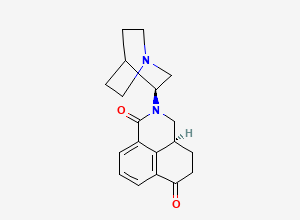 Two-dimensional chemical structure of 6-Oxo-(S,S)-Palonosetron (~90%)