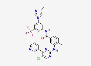 Two-dimensional chemical structure of Nilotinib Impurity 18, CAS 2469039-94-7