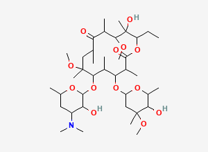 Two-dimensional chemical structure of Clarithromycin EP Impurity E, CAS 81103-14-2