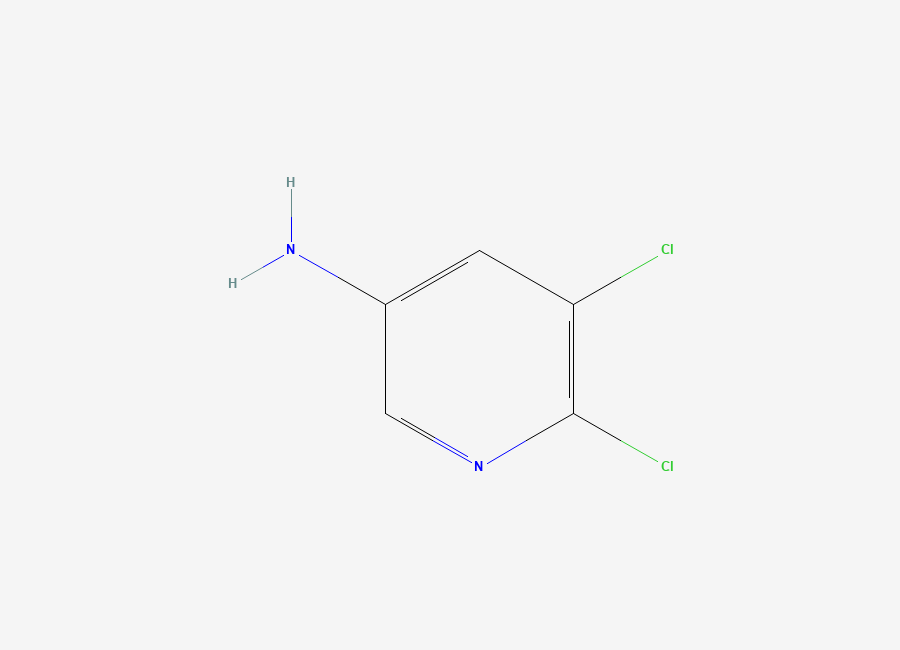 Two-dimensional chemical structure of 5-Amino-2,3-dichloropyridine