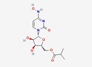 Two-dimensional chemical structure of Molnupiravir